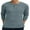 Blue, variant on Men's Long Sleeve Waffle Henley Casual Henley T-shirts for Men