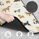 thumbnail image 3 of Balery Dogs Funny Pets Juego de 4 Alfombrillas para Auto, Revestimientos de Caucho Resistente, Diseño Antideslizante, 3 of 7