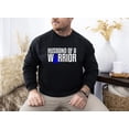 thumbnail image 3 of Vinyta Husband Of A Warrior T-Shirt, Colorectal Cancer Awareness Sweatshirt, Supportive Hoodie for Cancer Fighters, 3 of 5