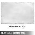 thumbnail image 5 of VEVOR Welding Blanket 6 x 10 ft White Fiberglass Blanket Portable Fiberglass Fire Retardant Blanket Welding Mat Welding Fireproof Thermal Resistant Insulation With Carry Bag, 5 of 9