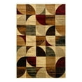 thumbnail image 2 of Unique Loom Cafe Collection Area Rug - Intenso (6' x 9' Rectangle Multi/Brown), 2 of 5