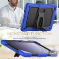 thumbnail image 2 of FJLBDE Case for Samsung Galaxy Tab A9+/A9 Plus 11 inch 2023 SM-X210/X216/X218, Rugged Shockproof Tablet Cases Cover with Kickstand Shoulder Strap, Blue, 2 of 7