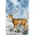 thumbnail image 2 of Wang, Melissa 11x14 White Modern Wood Framed Museum Art Print Titled - Snowy Night II, 2 of 4