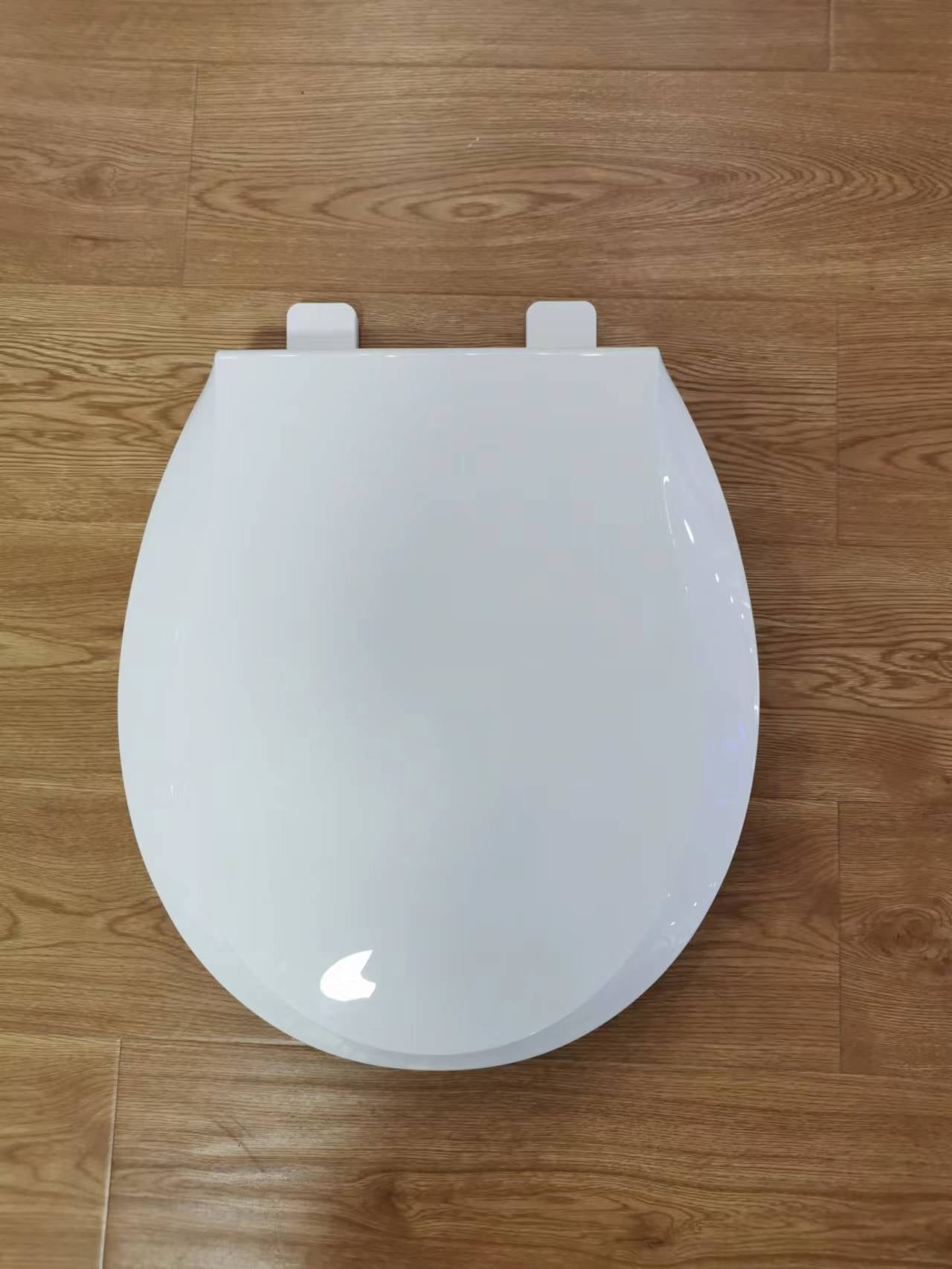 Round Toilet Seat with Built in Potty Training Seat, Potty Training Toilet Seat for Toddlers, Magnetic Kids Seat and Cover, Slow Close and Never Loosen, Fits both Adult and Child