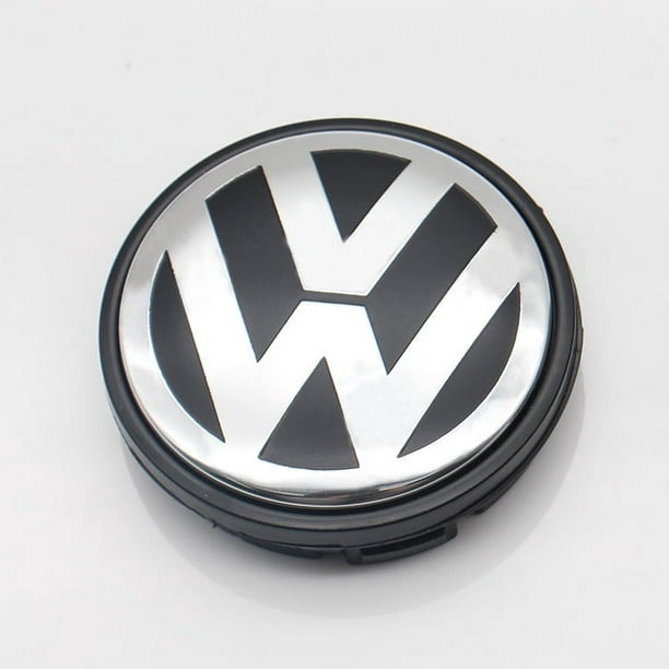 2pcs VW - Pièce De Rechange Cache-moyeu De Roue VW Passat,Convient pour  Volkswagen 56mm hub Cover marque moyeu modifié marque moyeu central marque  voiture modifiée 