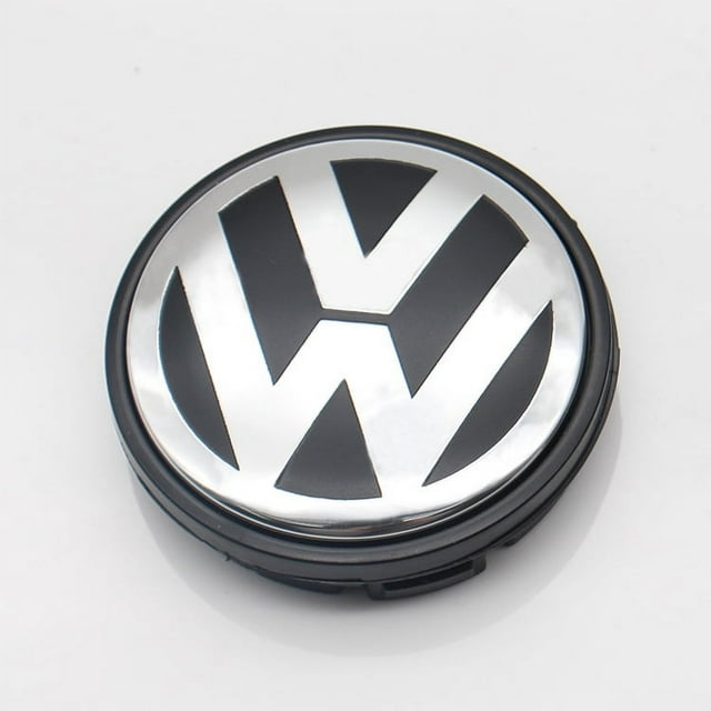 2 piezas VW - Pieza de repuesto Cubierta de cubo de rueda VW Passat, adecuada para Volkswagen Cubierta de cubo de 56 mm Marca de cubo modificado Marca de cubo central Coche modificado