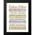 thumbnail image 2 of Rae, Marla 12x14 Black Modern Framed Museum Art Print Titled - Cabin Vibes, 2 of 5