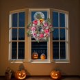 thumbnail image 4 of PEIXUN White Wreath For Front Door Wreath Artificial Maple Leaves Wreaths For Home Window Wall Decor, 4 of 6