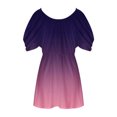 thumbnail image 5 of Fiudx Ofertas Flash Del Día Solo En Línea Blusa Superior Sin Tirantes con Estampado de Manga Corta y Cuello Redondo, Cómoda E Informal, a La Moda para Mujer, 5 of 5
