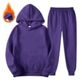 thumbnail image 6 of Coerni Boys Girls Hoodie and Sweatpants Set for Kids Cotton Warm Athletic Sweatsuit Youth Fleece Sweatshirt Outfits Trendy Suit, 6 of 7