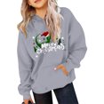 thumbnail image 6 of BaoFuBaoMei Hoodies for Boys Girls Christmas Merry Christmas Long Cuffed Sleeve Sweatshirt Tops with Pockets Loose Hooded Fall Clothes for Christmas Dinner Vacation Holiday, 6 of 8