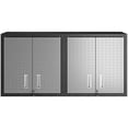 thumbnail image 1 of Pemberly Row Armoires de Garage Flottantes Modernes en Métal Gris (Ensemble de 2), 1 of 12