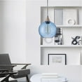 thumbnail image 6 of Aiwen Blue Glass Pendant Light Novelty Hanging Modern Home Light Fixture, 6 of 10