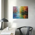 thumbnail image 3 of Nawypu  Painted Large Abstract Wall Art Modern Painting on Canvas Landscape Paintings Colorful Textured Artwork Ready to Hang, 3 of 4