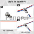 thumbnail image 3 of For 30pcs Low Voltage Wire Connectors Pluggable Led Wire Connectors, 3 of 4
