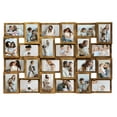 thumbnail image 2 of Hello Laura Rustic 24-Socket Retro Gold Collage Photo Frame 4 x 6 Pictures with Large Family and Friend Decor, 2 of 7