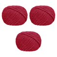 thumbnail image 4 of Hilo grueso, hilo de crochet, hilo voluminoso, hilo de manta de punto portátil y cómodo, suministros para proyectos de bricolaje para tejer a mano Rojo, 4 of 8