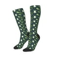 thumbnail image 2 of Haiem Green Frogs Socks, Funny Novelty Crazy Design Cotton Socks Sports Socks Knee High Socks For Men, Women,1Pairs - Gift For Working Friends, 2 of 8