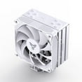 jixopn PISA 4Pin PWM FDB Bearing CPU Cooling Fan for AMD/Intel (Standard White)