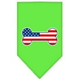 thumbnail image 6 of Pet and Dog Bandana Screen Printed, "Bone Shaped American Flag", 6 of 10