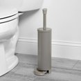 thumbnail image 3 of Zenna Home Nickel Smart Accessories NeverRust Rustproof Easy Clean Toilet Bowl Brush Holder (EBH1ALBNL), 3 of 7