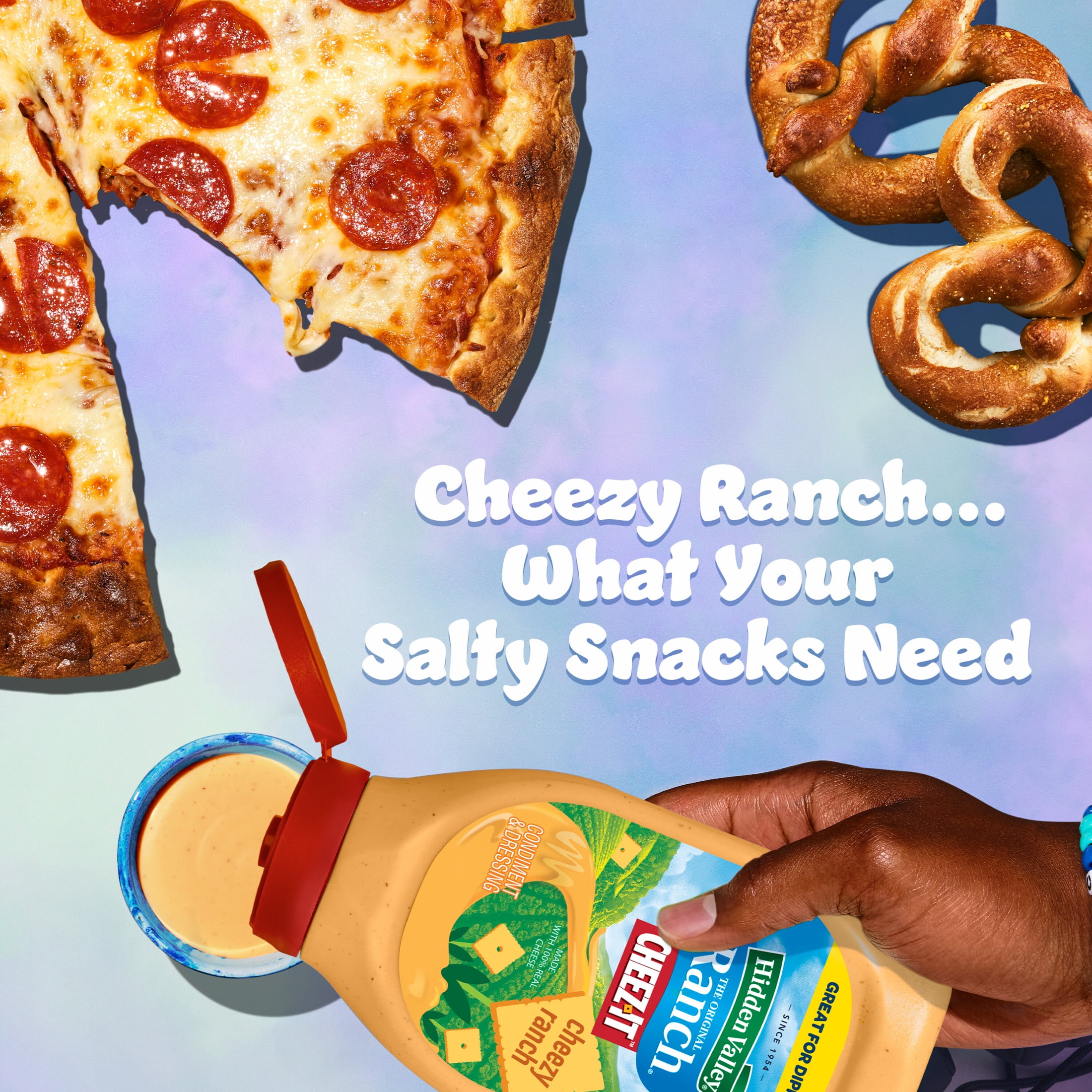 cheez its ranch dressing Hidden Valley and Cheez-It join forces for condiment collab Cheez-It Grooves Zesty Cheddar Ranch