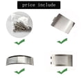 thumbnail image 4 of Draft Door Screen Kit Replacement Parts For Large and Medium Big Green Egg,Big Green Egg Accessories,Green Egg Chimney Door With Upgrade Punched Mesh Screen,Stainless Steel(Draft Door Kit for M&L BGE), 4 of 5