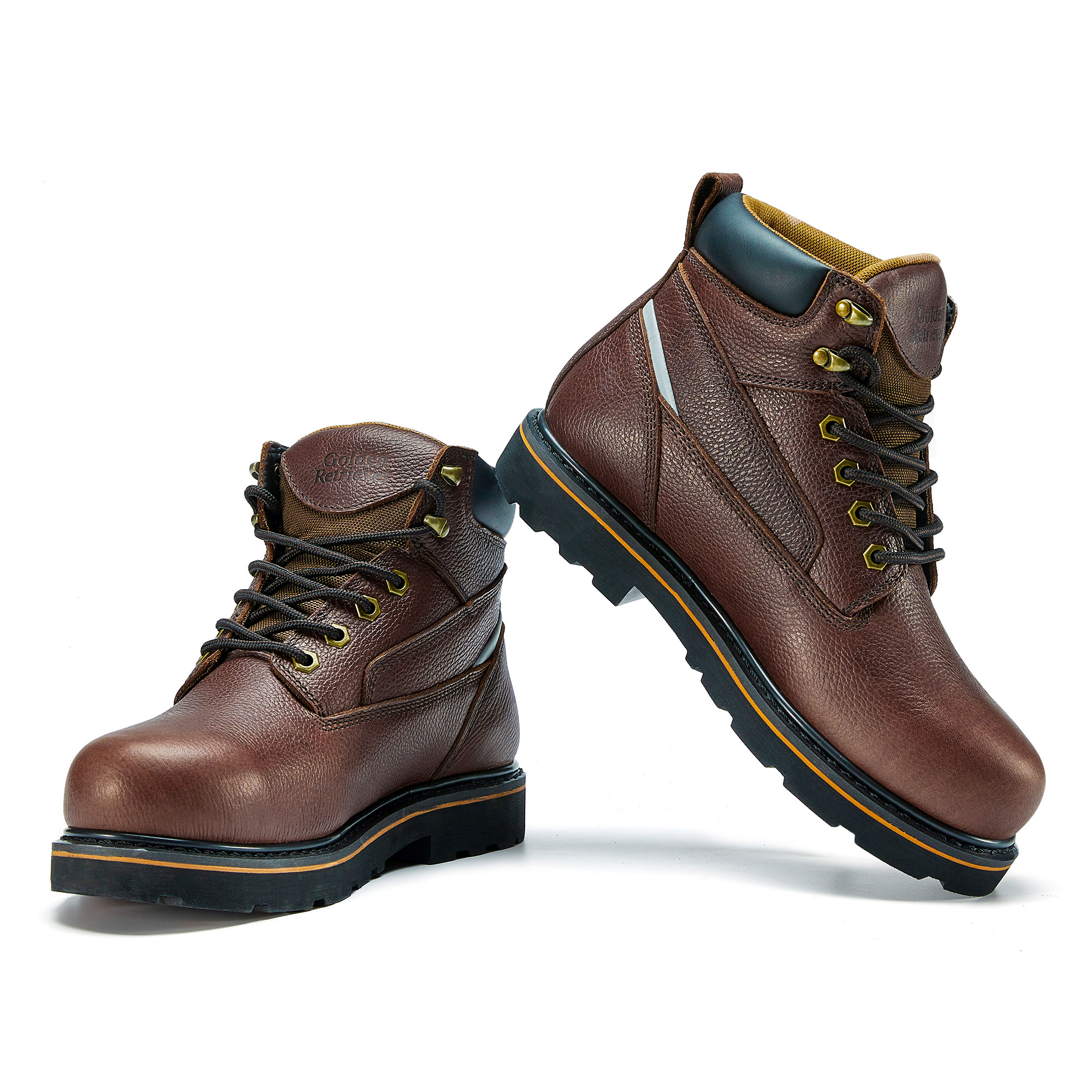 Golden Retriever brown leather boots EUC size 9 Golden Retriever Boots Size 7 Western Brown | Used main image 4