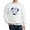 White, variant on CafePress - Whale Sahrk Blue Spiral Sweatshirt - Crew Neck Sweatshirt