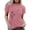 Red, variant on Trendfront Womens Letter Graphic Tops Crewneck Casual Short Sleeve Loose Fit Tee Trendy Fashion T Shirts Relaxed Pullover Daily Clothing