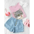 thumbnail image 3 of Kittens With Tongue Out T-Shirt Toddler -Kayomi Harai Designs,  5 Toddler, 3 of 4
