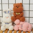 thumbnail image 1 of Gwong Juguete Peluche Toy Tize Diseño de arco Decoración Fina Artesanía Oso Conejo Cerdo Relleno Abrazo Juguete para niños Gwong 30010484, 1 of 6
