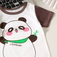 thumbnail image 7 of Dagaeig Kids Baby Boy Rompers Casual Print O Neck Button Romper Short Sleeve Newborn Boy Girl Cute Clothes 0 3 6 9 12 18 24 Months Baby Girl Summer Romper Size 9-12 Months, 7 of 7