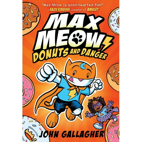 Pre-Owned Max Meow Book 2: Donuts and Danger: (A Graphic Novel) (Hardcover) 0593121082 9780593121085