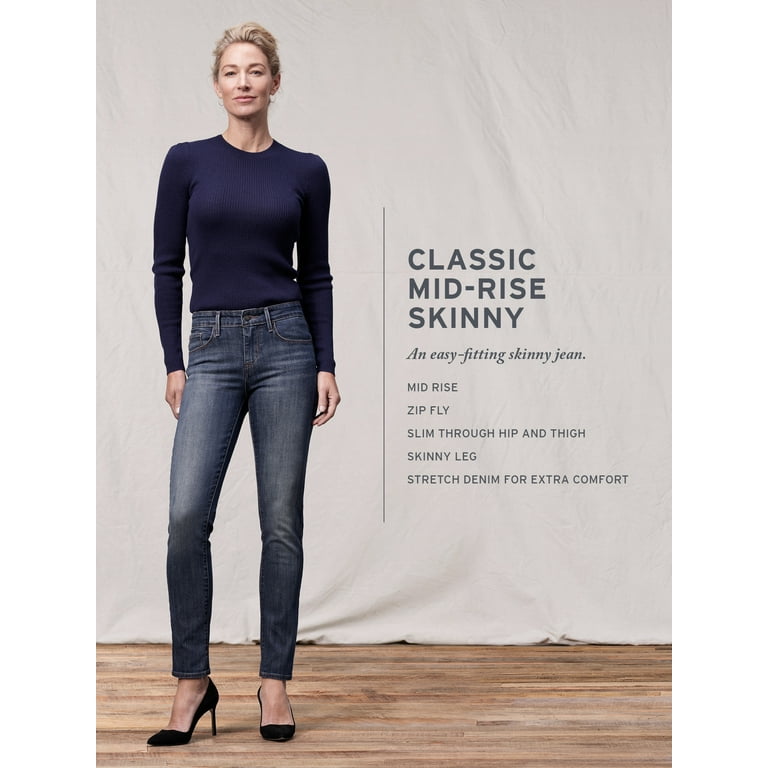 Levi's 710 super skinny mid rise slim through hip and thigh online