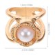 thumbnail image 2 of TEHAUX 6Ud Anillos De Bufanda Dorados Con Artificiales Para Estilos Formales Y Casuales, 2 of 6