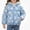 Blue, variant on DJDLJWCJ Girls Bear Ears Jacket Cute Printed Puffer Coat Zip Up Winter Warm Jacket with Hood Brown Size 4T