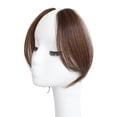 thumbnail image 1 of Long Bangs Two Side Fringe Brown Natural Hair Extension Piece Front Hair, 1 of 8