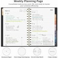 thumbnail image 3 of 2026 Planner, Weekly and Monthly, A5 Size (5.7" x 8.3"), Jan - Dec 2026, Agenda, Calendar, 12 Month Tabs, Flexible Plastic Cover, 3 of 9