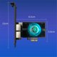 thumbnail image 2 of 2500Mbps Pcie To RJ45 i226-v Network Card 1000/2500Mbps for Desktop, 2 of 5
