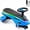 Blue 2, variant on ZIFFY 45W 5.5A Light-Up Electric Wiggle Car On Toy, 2-in-1 Swing Car, 2 Speed Ride,Anti-Rollover , Flashing Wheels ，Rechargeable Battery,Blue
