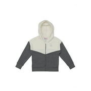 Reebok Girls Fleece and Fur Full-Zip Hoodie, Sizes 4-18