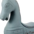 thumbnail image 3 of HINTRMENT 1Set Decorative Horse Rocker Pine Material Gray Blue Vintage Style For Kid Room Decor, 3 of 8