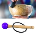 thumbnail image 4 of Percussion Stick, Fine Workmanship  Bowl Mallet Wood Handle Lightweight Clear Beautiful Sound  For Replacement, 4 of 7