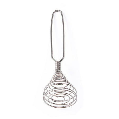

Stainless Spring Egg Whisk Handheld Coil Egg Beater Elastic Spiral Cooking Tool