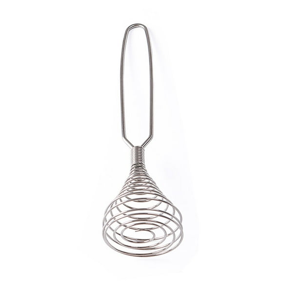 Stainless Steal Spring Egg Whisk Handheld Coil Egg Beater Elastic Spiral Cooking Tool