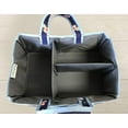 thumbnail image 3 of Ethan & Emerson Baby Diaper Caddy - Nursery Storage Bin and Car Organizer for Diapers and Baby Wipes (Navy Shuttle), 3 of 4