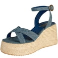 thumbnail image 1 of Plataforma Para Mujer CASTALIA 273-12 Mezclilla, 1 of 3