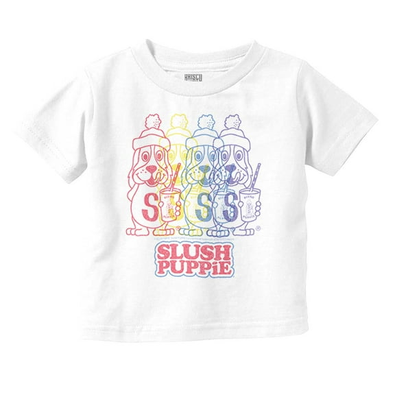 Vintage Slush Puppie Retro Cartoon Toddler Boy Girl T Shirt Infant Toddler Brisco Brands 18M