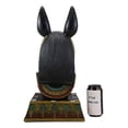 thumbnail image 5 of Black and Gold Large Ancient Egyptian God of The Dead Anubis Bust Statue 17.75"H, 5 of 6